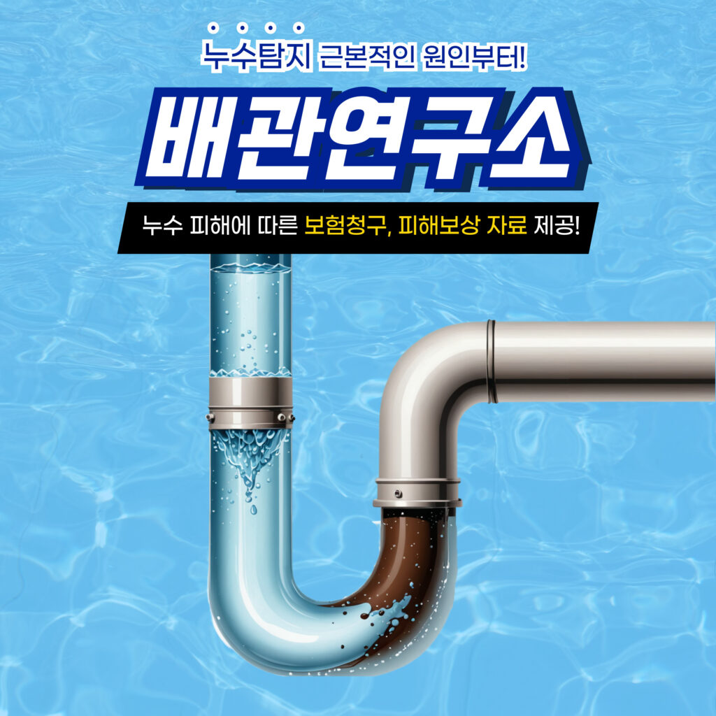 안양누수 근본적인 원인부터 해결!